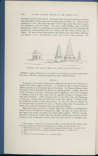 [Trading Centres of the Persian Gulf].