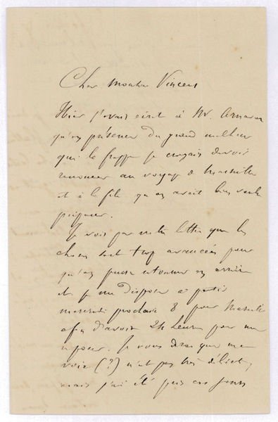 Autograph letter signed.