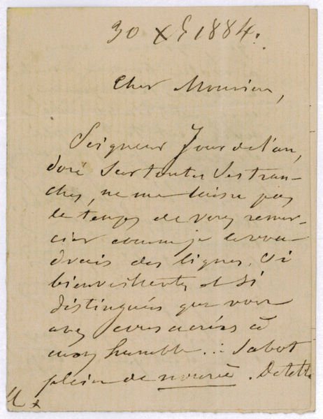 Autograph letter signed.