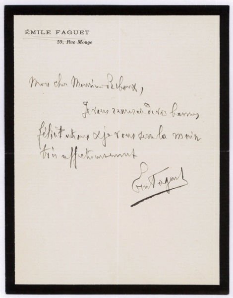 Autograph letter signed.