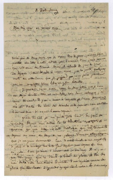 Autograph letter signed ("J. Maurice").