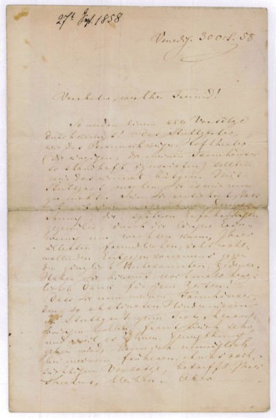 Autograph letter signed.