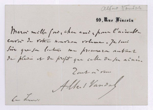 Autograph lettercard signed.