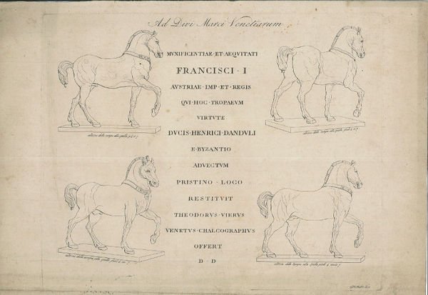 Ad Divi Marci Venetiarum Munificentiae et Aequitati Francisci I Austriae …