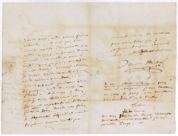 Autograph letter signed.