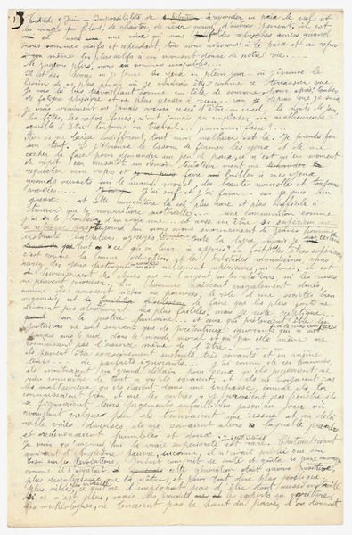 Autograph manuscript.