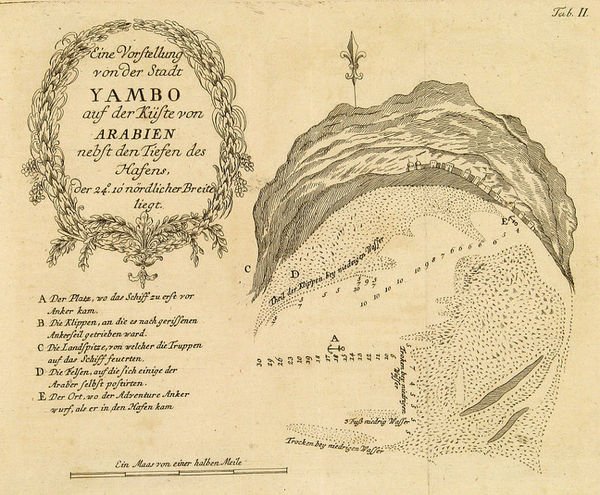 Begebenheiten einer Reise auf dem rothen Meer, auf der arabischen …