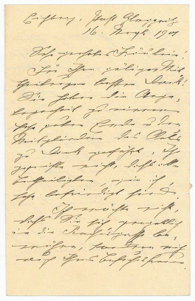 Eigenh. Brief mit U.