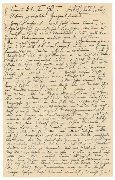 Eigenh. Brief.