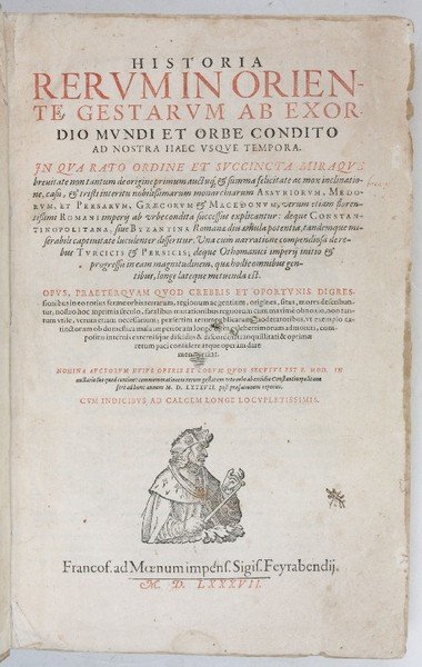 Historia rerum in oriente gestarum ab exordio mundi et orbe …