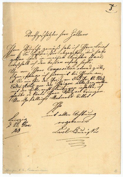 Autograph letter signed.