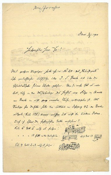 Eigenh. Brief mit U.