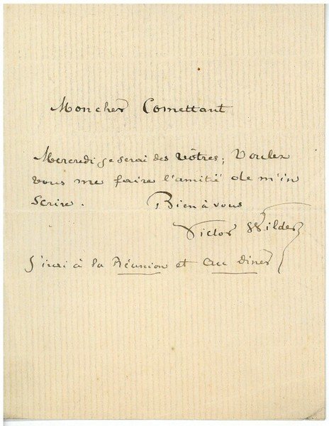 Eigenh. Brief mit U.