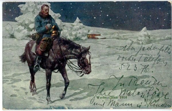 Eigenh. Postkarte mit U.