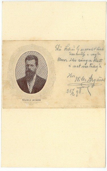 Eigenh. Albumbl. mit U.