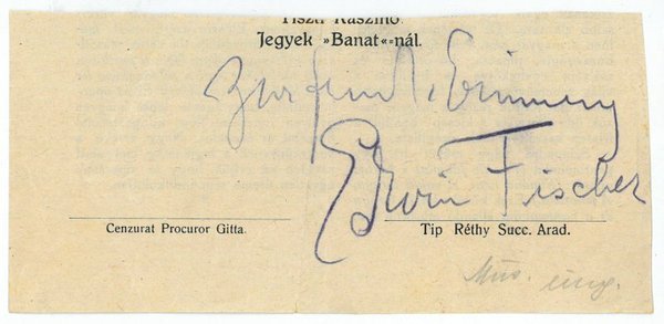 Eigenh. Zitat mit U.