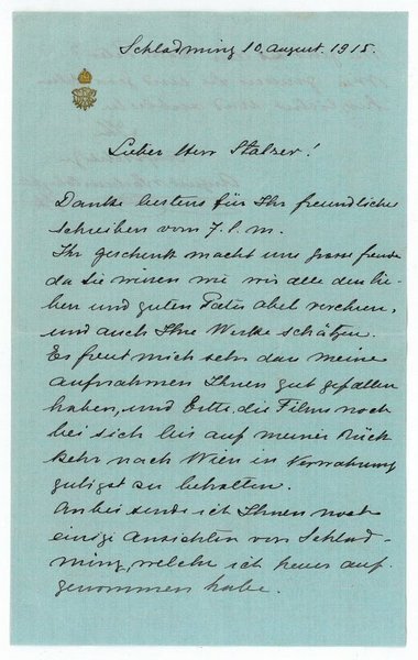 Eigenh. Brief mit U.