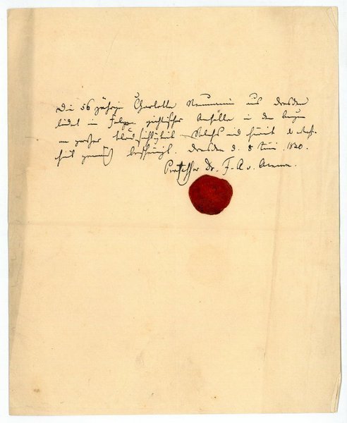 Eigenh. Gutachten mit U.