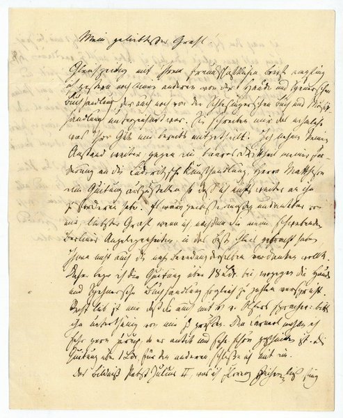 Eigenh. Brief mit U.