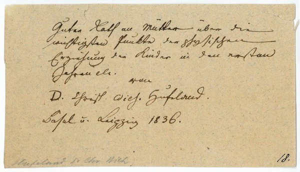 Eigenh. Widmung mit U.