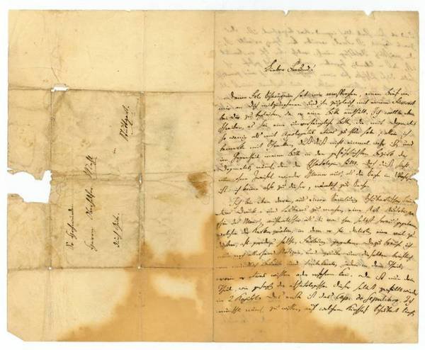 Eigenh. Brief mit U.