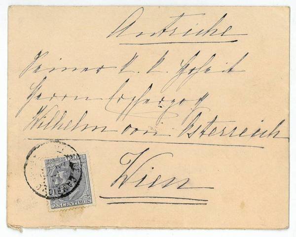 Eigenh. adressiertes Briefkuvert.