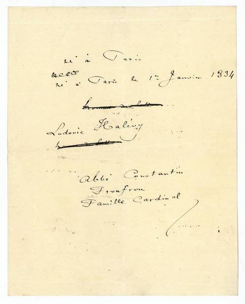 Eigenh. Widmung mit U.