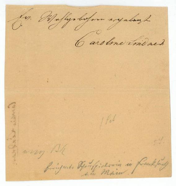 Eigenh. U. (ausgeschnitten).