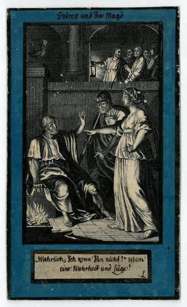 Kupferstich mit eigenh. Beschriftung und U. ("L.").