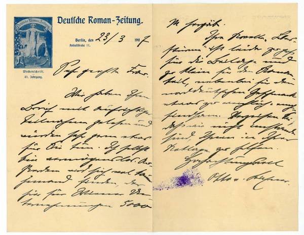 Eigenh. Brief mit U.