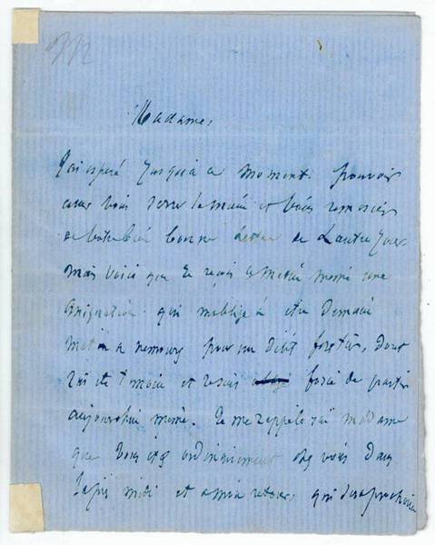 Eigenh. Brief mit U.