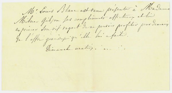 Eigenh. Brief mit U.