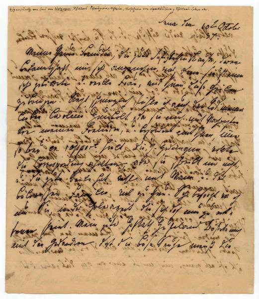 Eigenh. Brief mit U.