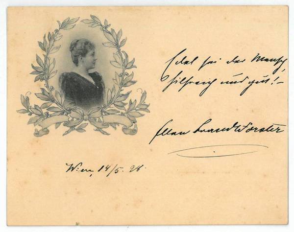 Eigenh. Zitat mit U.