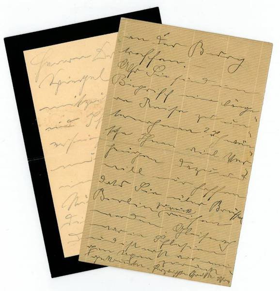 Eigenh. Brief mit U.