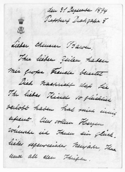 Eigenh. Brief mit U.