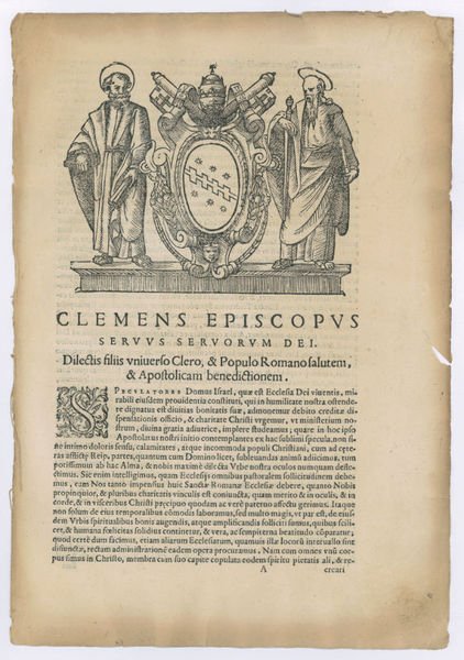 Clemens episcopus servus servorum Dei. Dilectis filiis universo clero & …