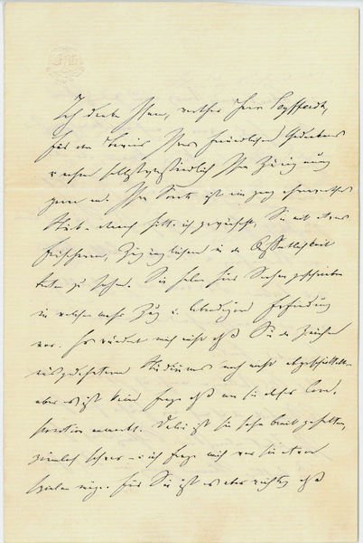 Eigenh. Brief mit U.