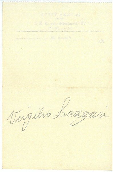 Albumblatt mit eigenh. U.