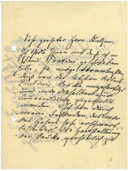 Eigenh. Brief mit U.