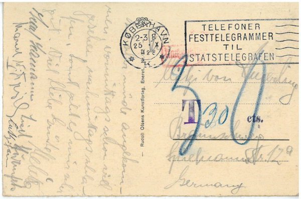 Eigenh. Bildpostkarte mit U.