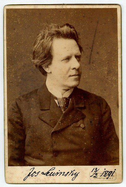 Kabinettphotographie mit eigenh. Widmung und U.