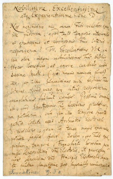 Autograph letter signed.