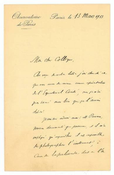 Eigenh. Brief mit U.