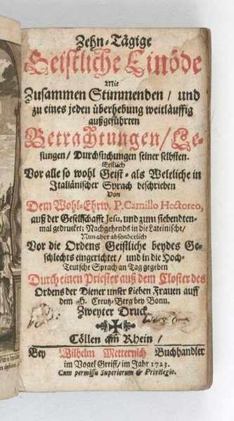 Zehn-tägige Geistliche Einöde mit zusammen stimmenden und zu eines jeden …