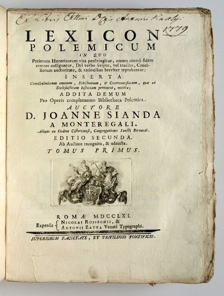 Lexicon polemicum, in quo potiorum haereticorum vita perstringitur, omnes contrà …