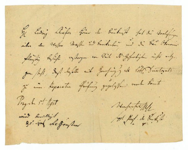 Eigenh. Studienbescheinigung mit U.