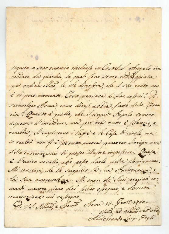 Autograph letter signed.