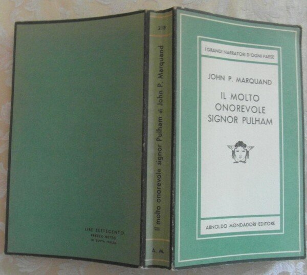 IL MOLTO ONOREVOLE SIGNOR PULHAM.