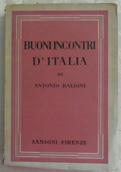 BUONI INCONTRI D'ITALIA.